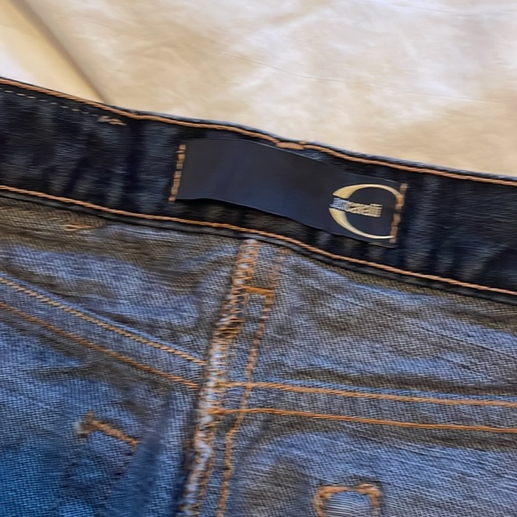 JustCavalli dark grey mid length denim skirt - Picture 5 of 8